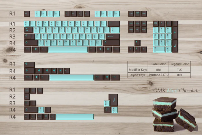 x]GMK Mint Chocolate zFrontier 特别版- zFrontier 装备前线