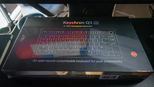 Keychron Q1v2（旋钮版）上手瞎拍+换轴帽- zFrontier 装备前线