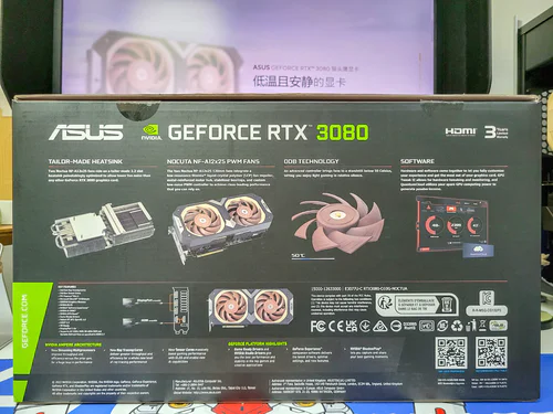 窥视下一代显卡散热系统，ASUS RTX 3080 Noctua 联名显卡装机分享